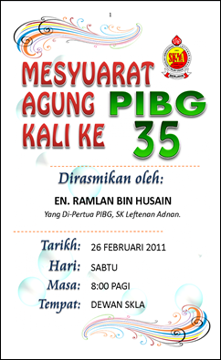 Template Buku Program Mesyuarat Agung Pibg Peralerts